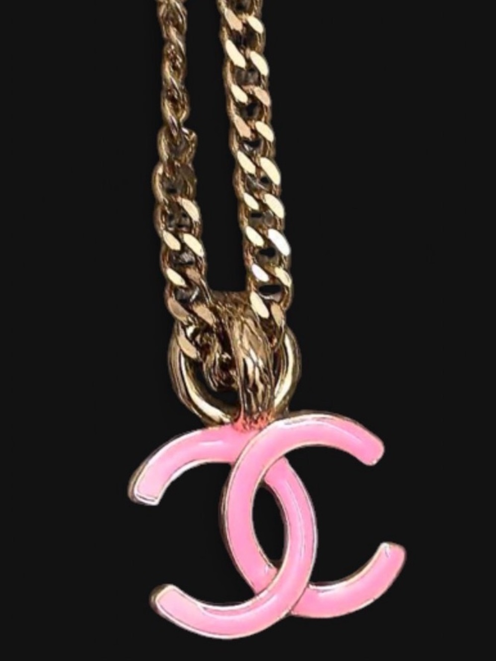💖  Pink CC Chain Necklace  💖
